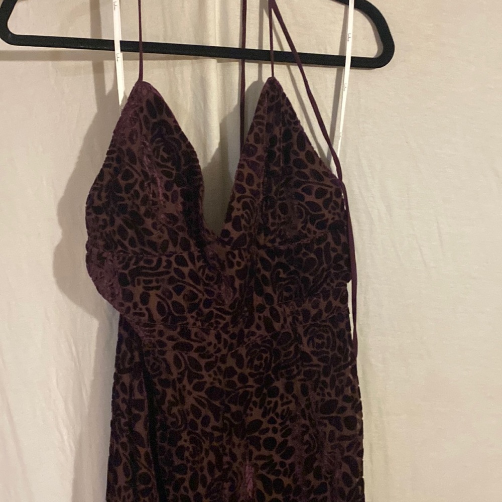 Purple lulus Cut velvet jumper